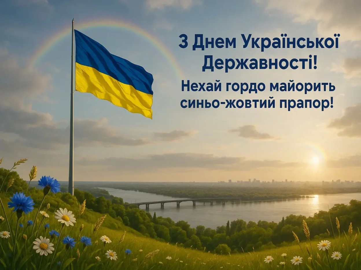Привітання з Днем української державності
