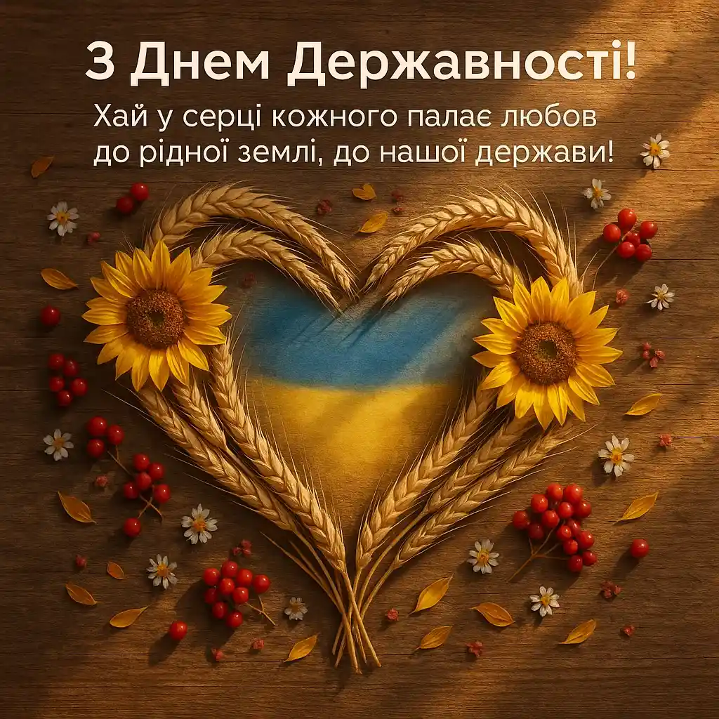 Привітання з Днем української державності