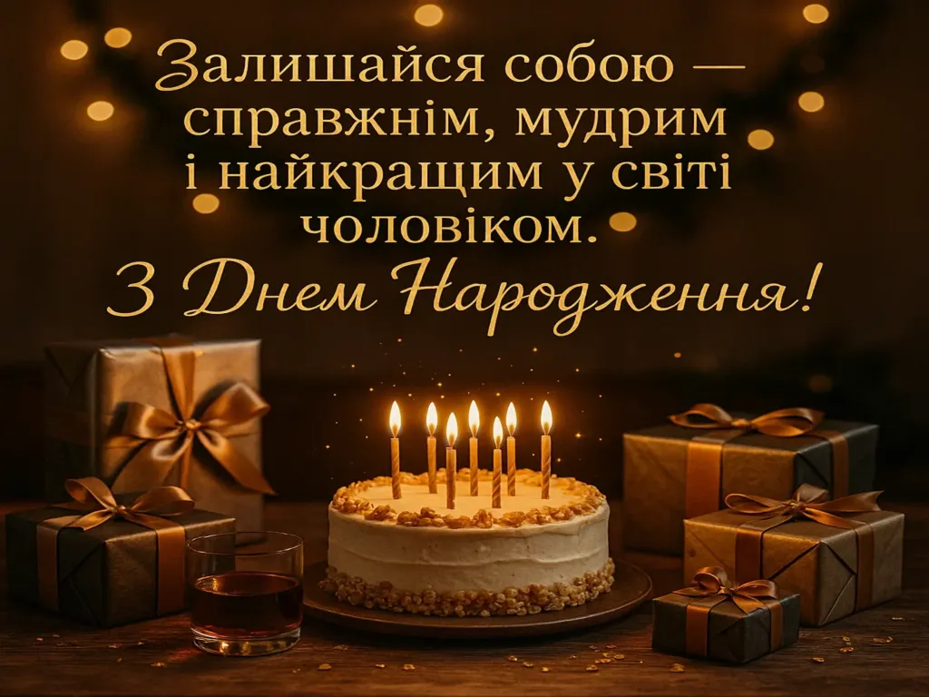 Оригінальні привітання з днем народження чоловіку