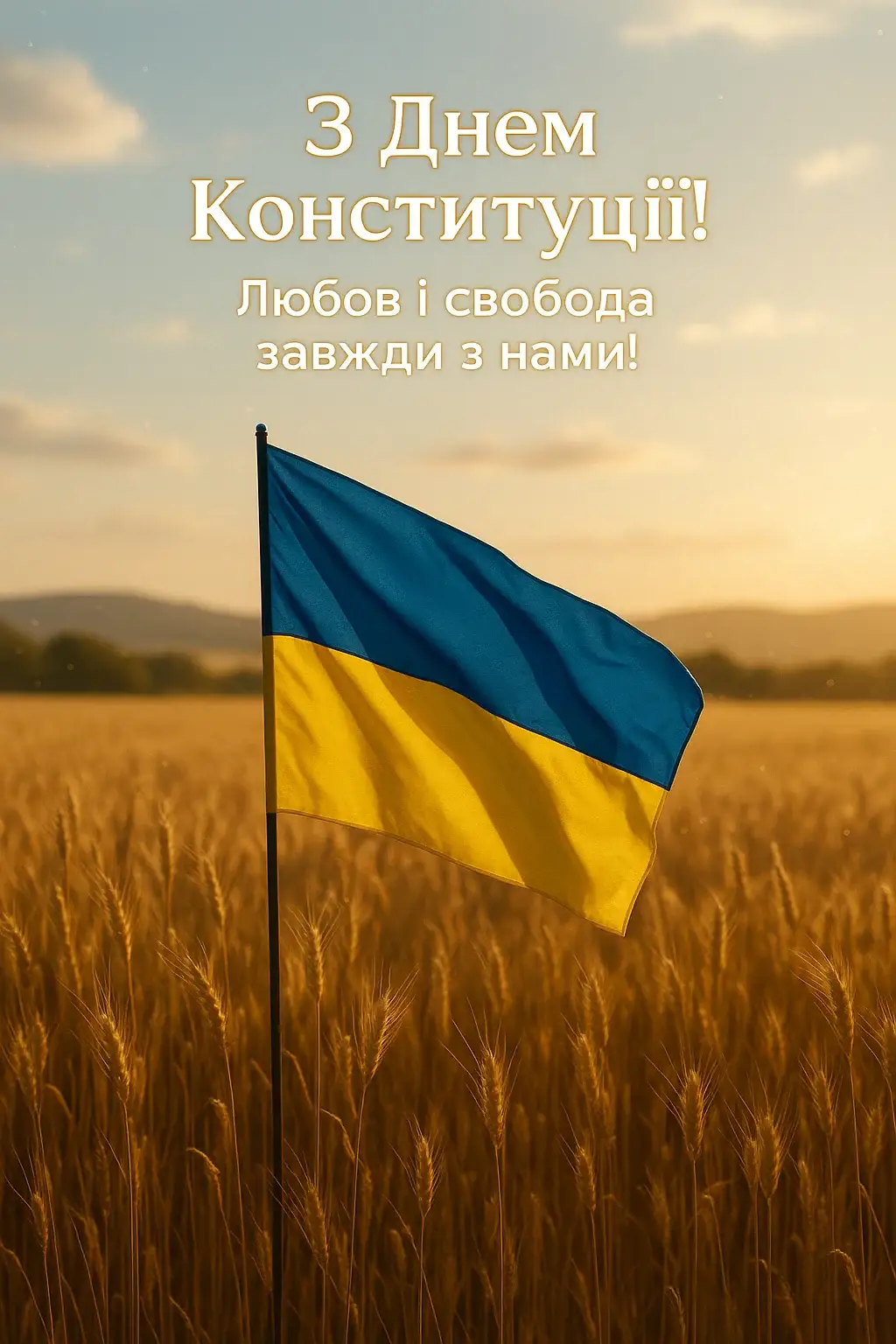 Привітання з Днем Конституції України
