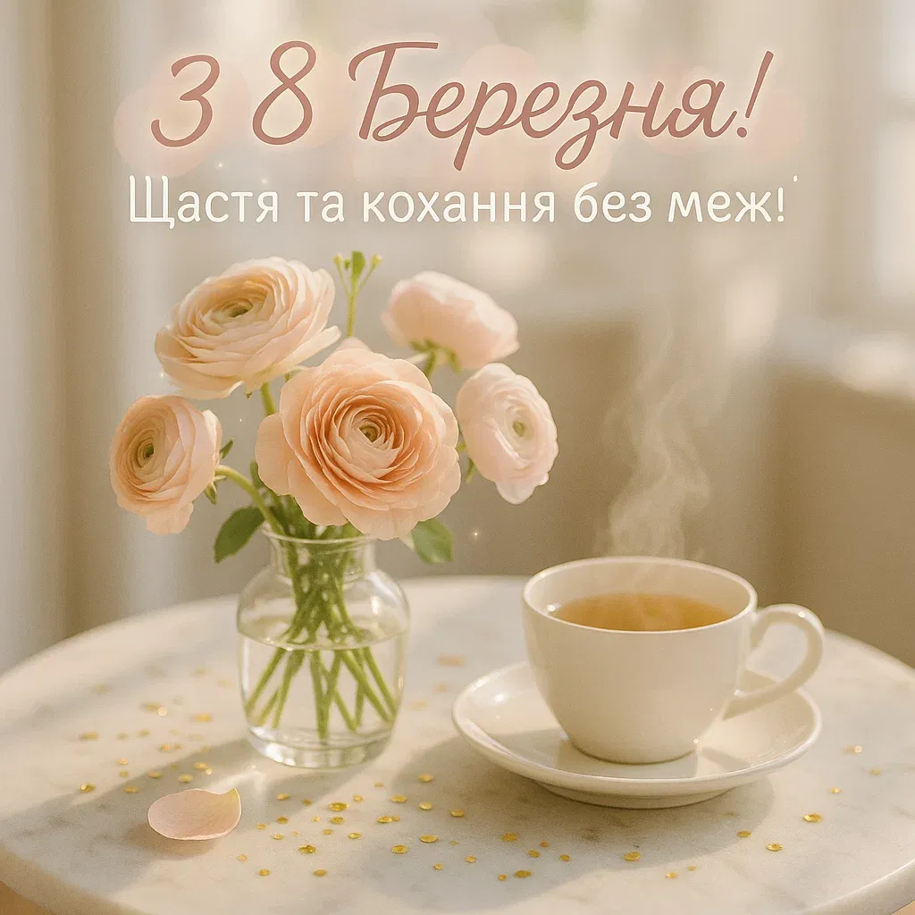Привітання зі святом 8 березня