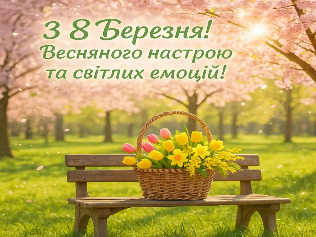 Привітання зі святом 8 березня