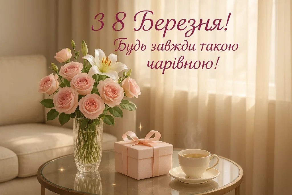 Привітання зі святом 8 березня
