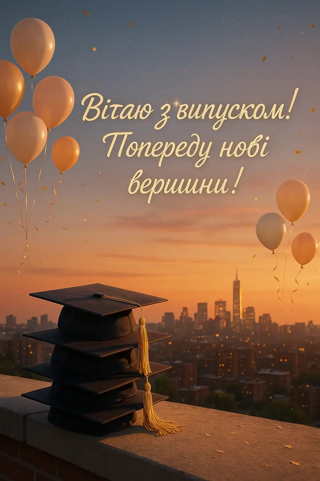 Привітання для випускників з закінченням школи