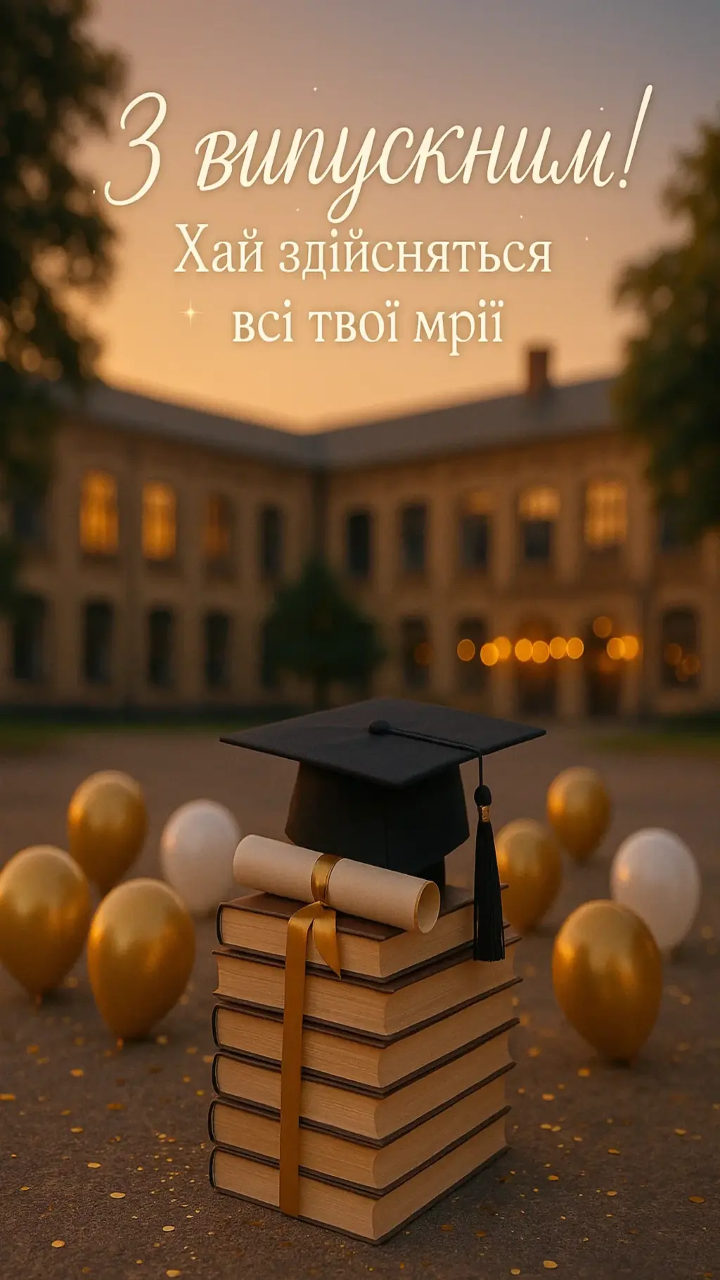 Привітання для випускників з закінченням школи