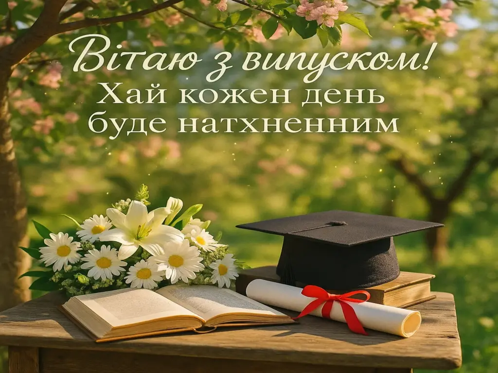 Привітання для випускників з закінченням школи