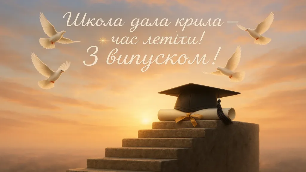 Привітання для випускників з закінченням школи