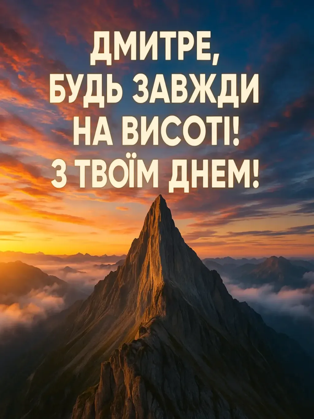 Привітання з днем Дмитра