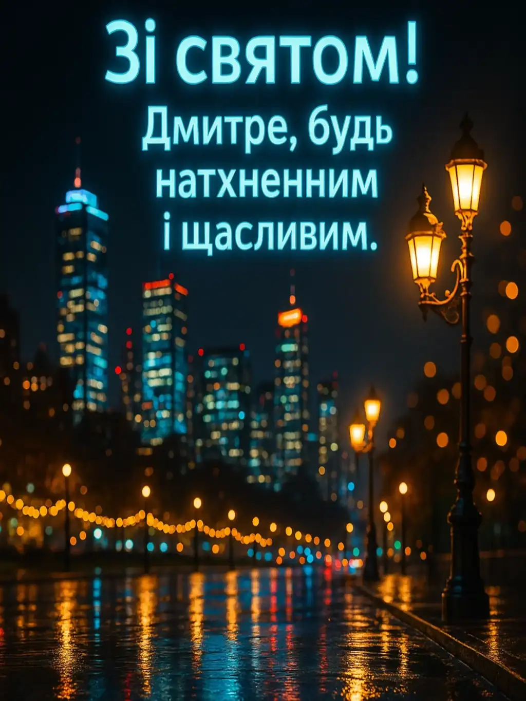 Привітання з днем Дмитра
