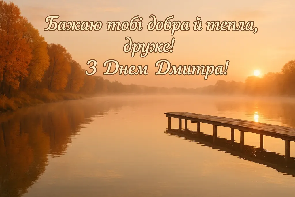 Привітання з днем Дмитра