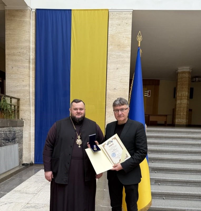 Директора департаменту культури Євгена Тищука нагороджено медаллю святого Архістратига Михаїла