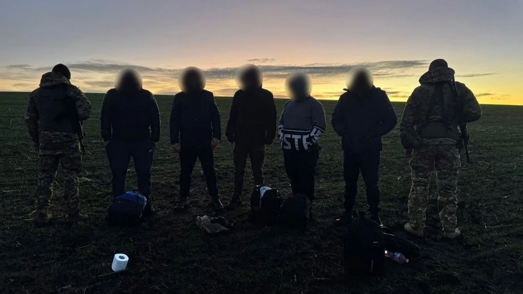 На Одещині біля кордону затримали п’ятьох чоловіків