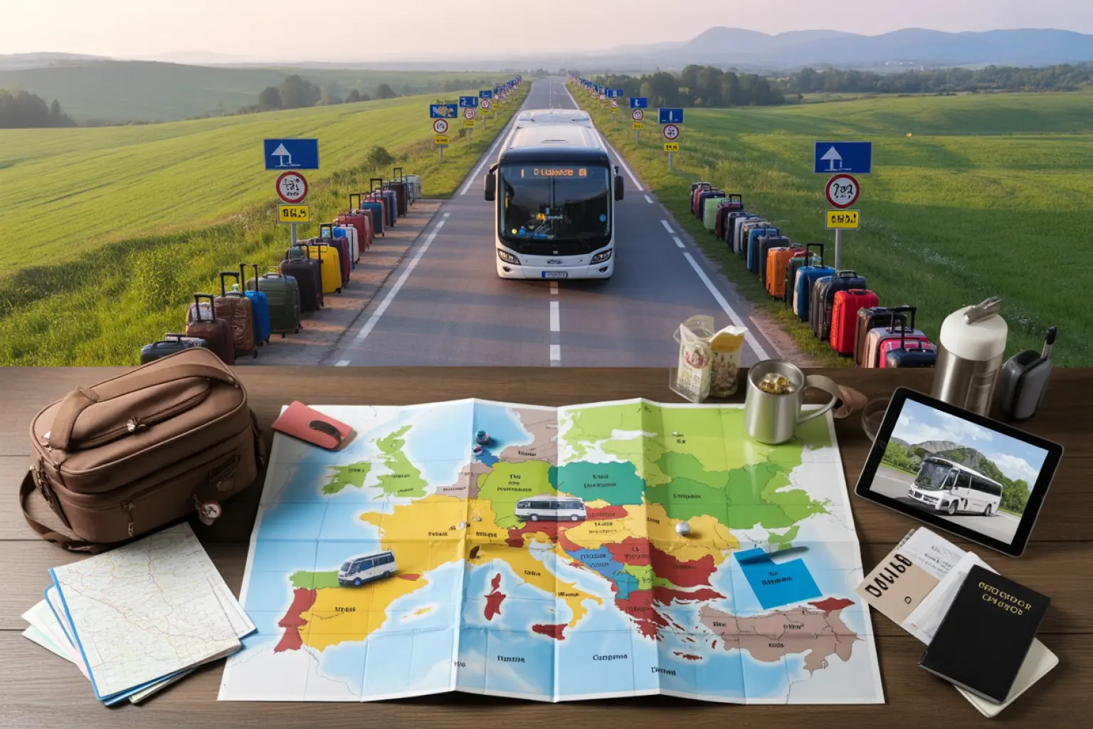 Як організувати автобусну подорож з України до Європи