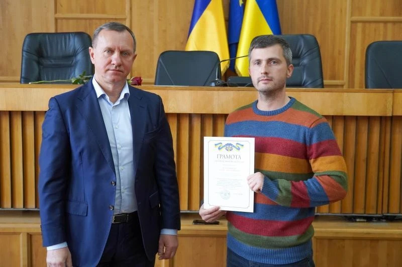 В Ужгороді до Дня місцевого самоврядування нагородили працівнивників та депутатів міської ради