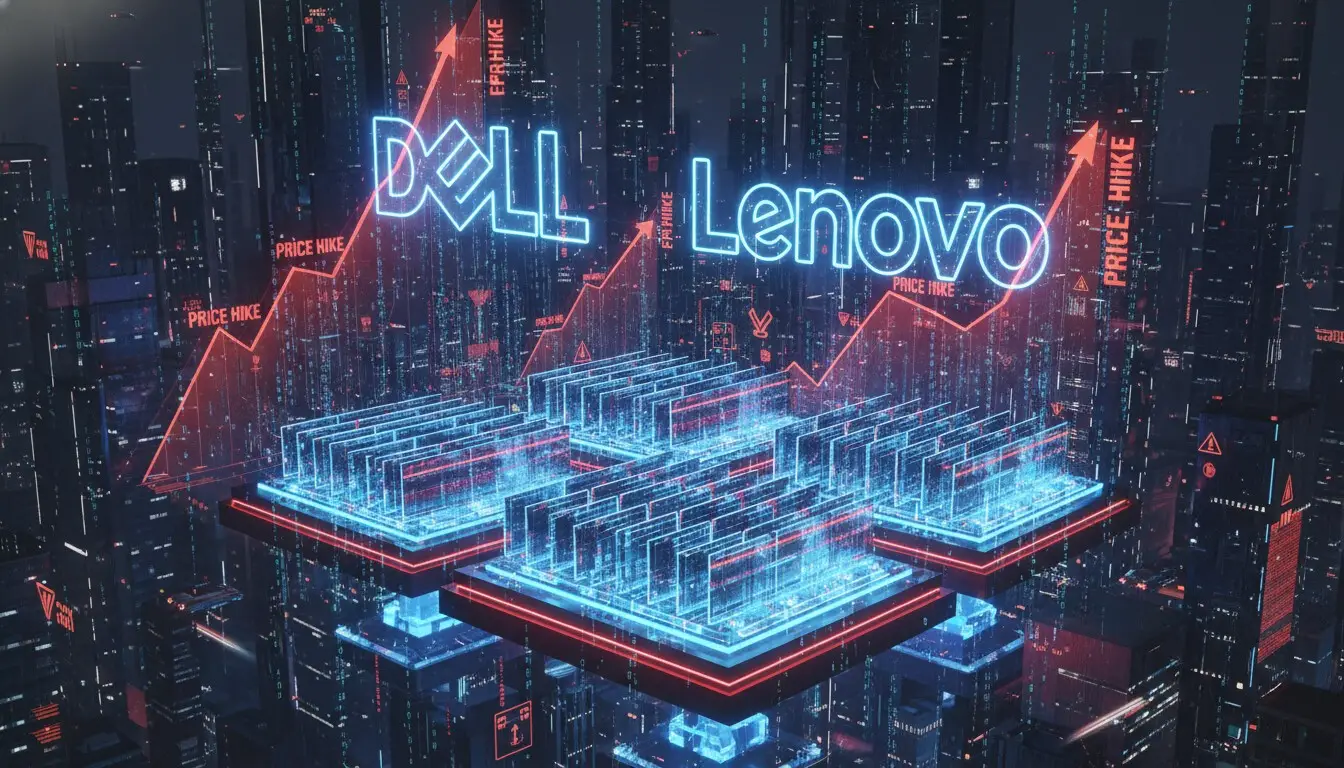 Ціни на ПК зростуть до 20%: дефіцит DRAM впливає на Dell, Lenovo й інших виробників