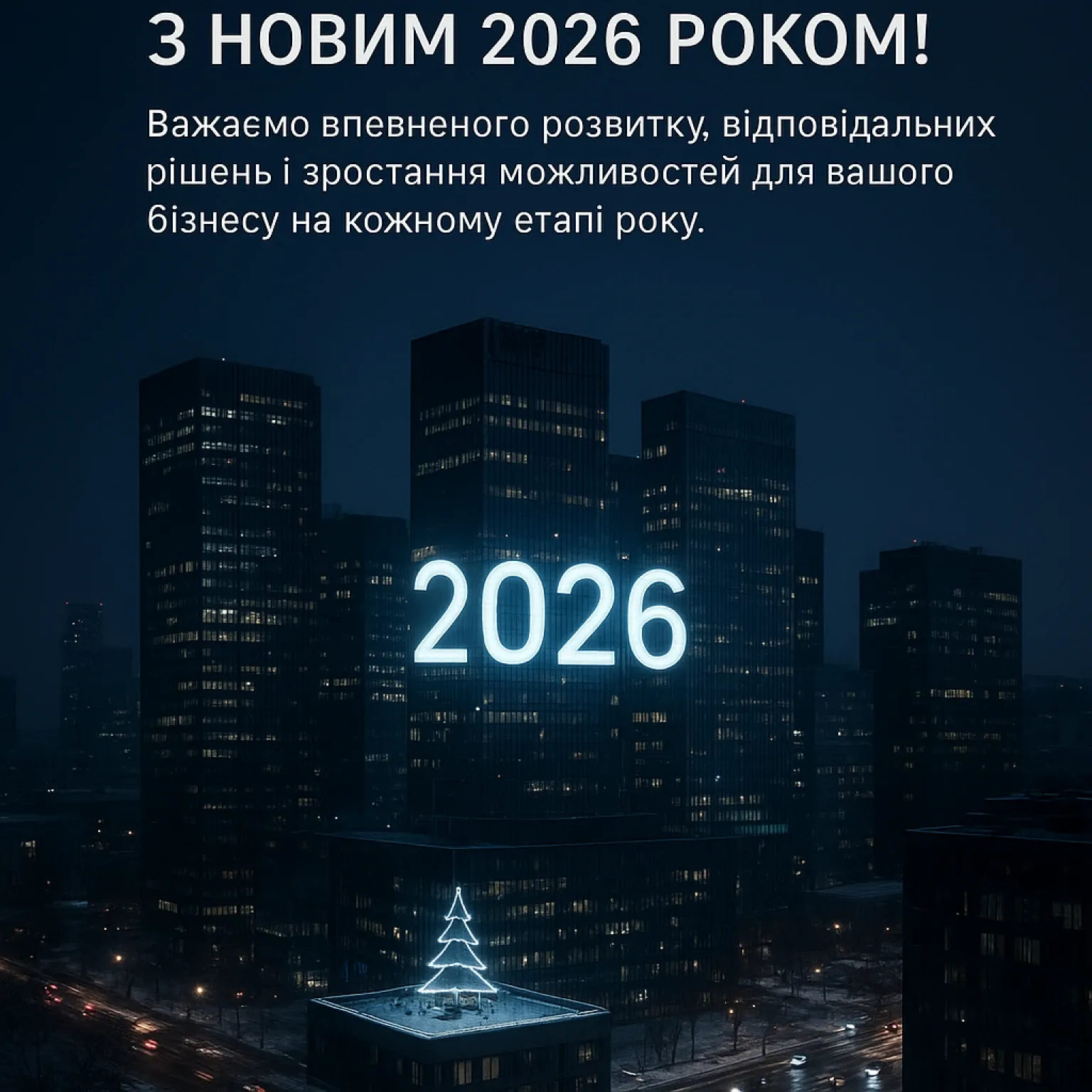 Офіційні привітання з Новим роком 2026