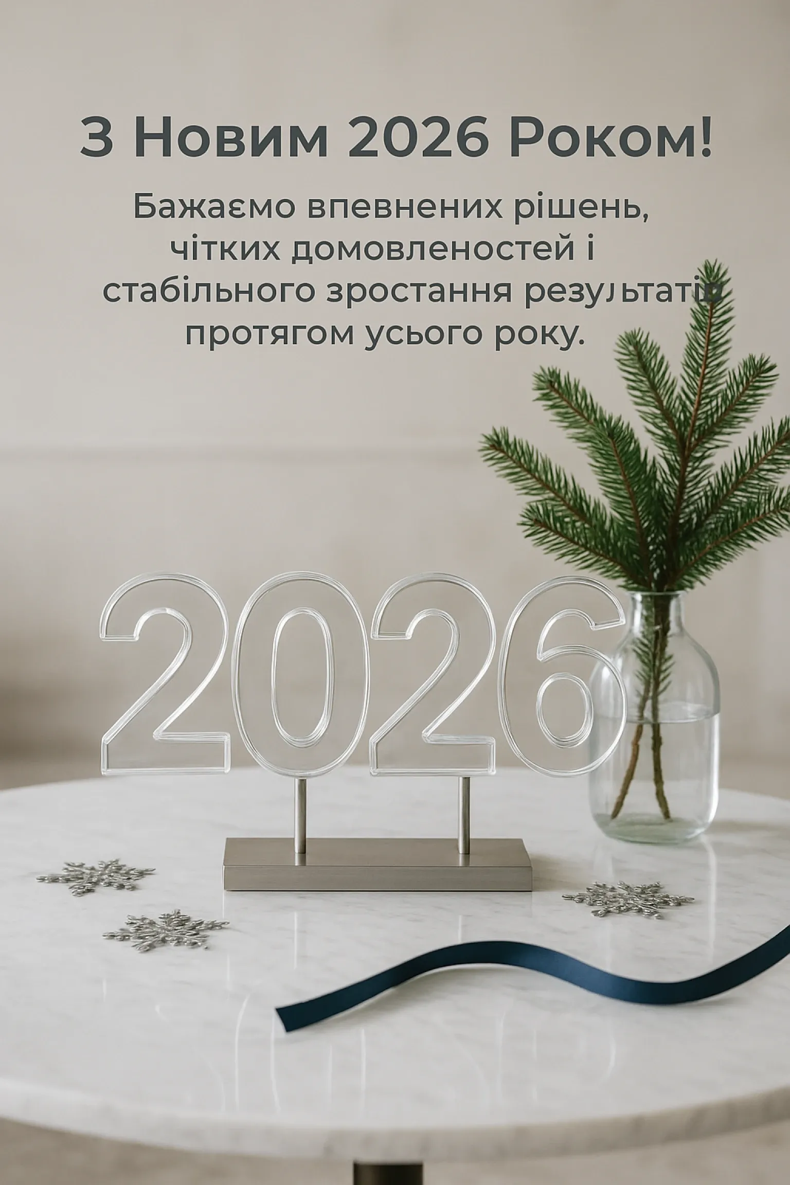 Офіційні привітання з Новим роком 2026