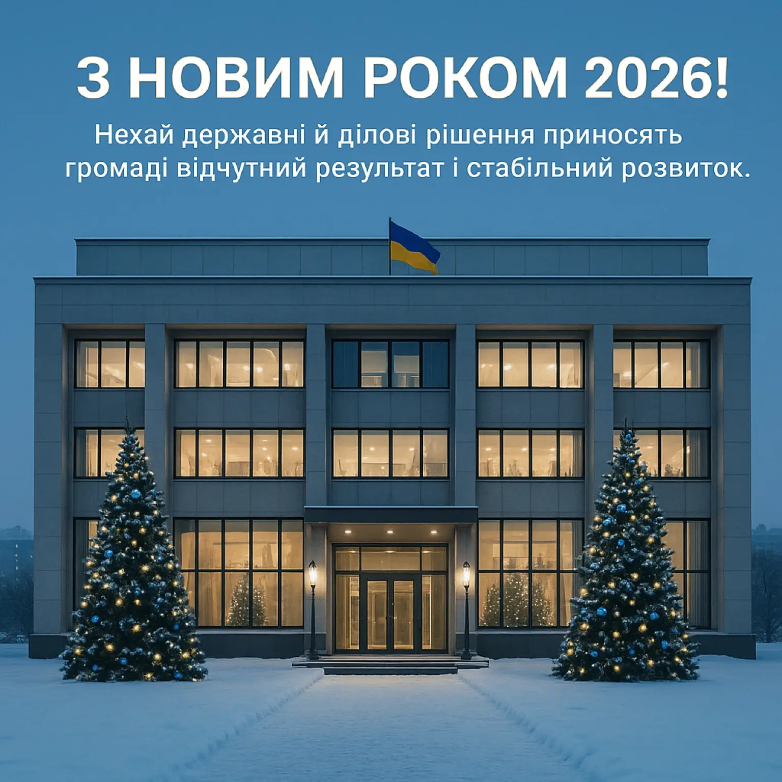 Офіційні привітання з Новим роком 2026