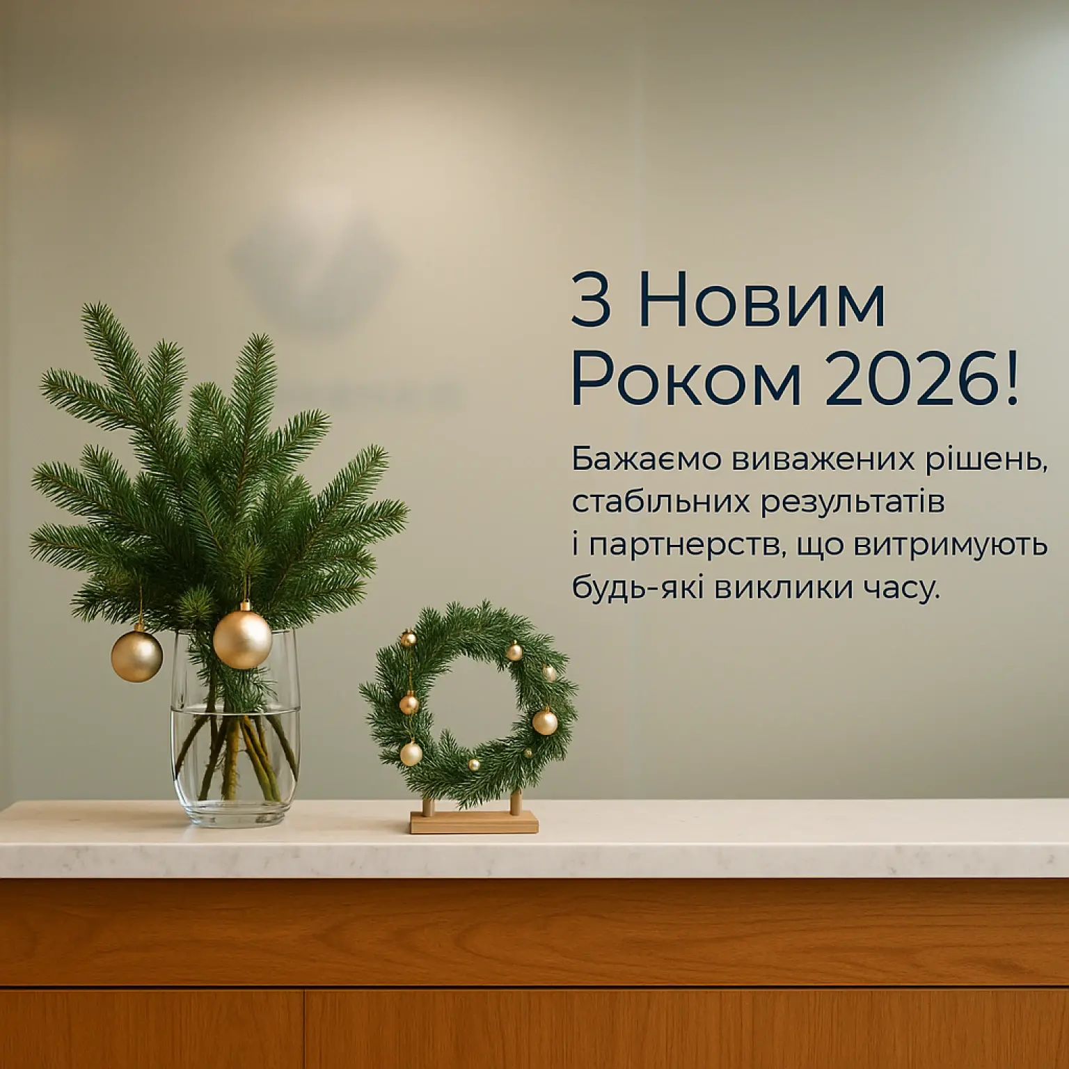 Офіційні привітання з Новим роком 2026
