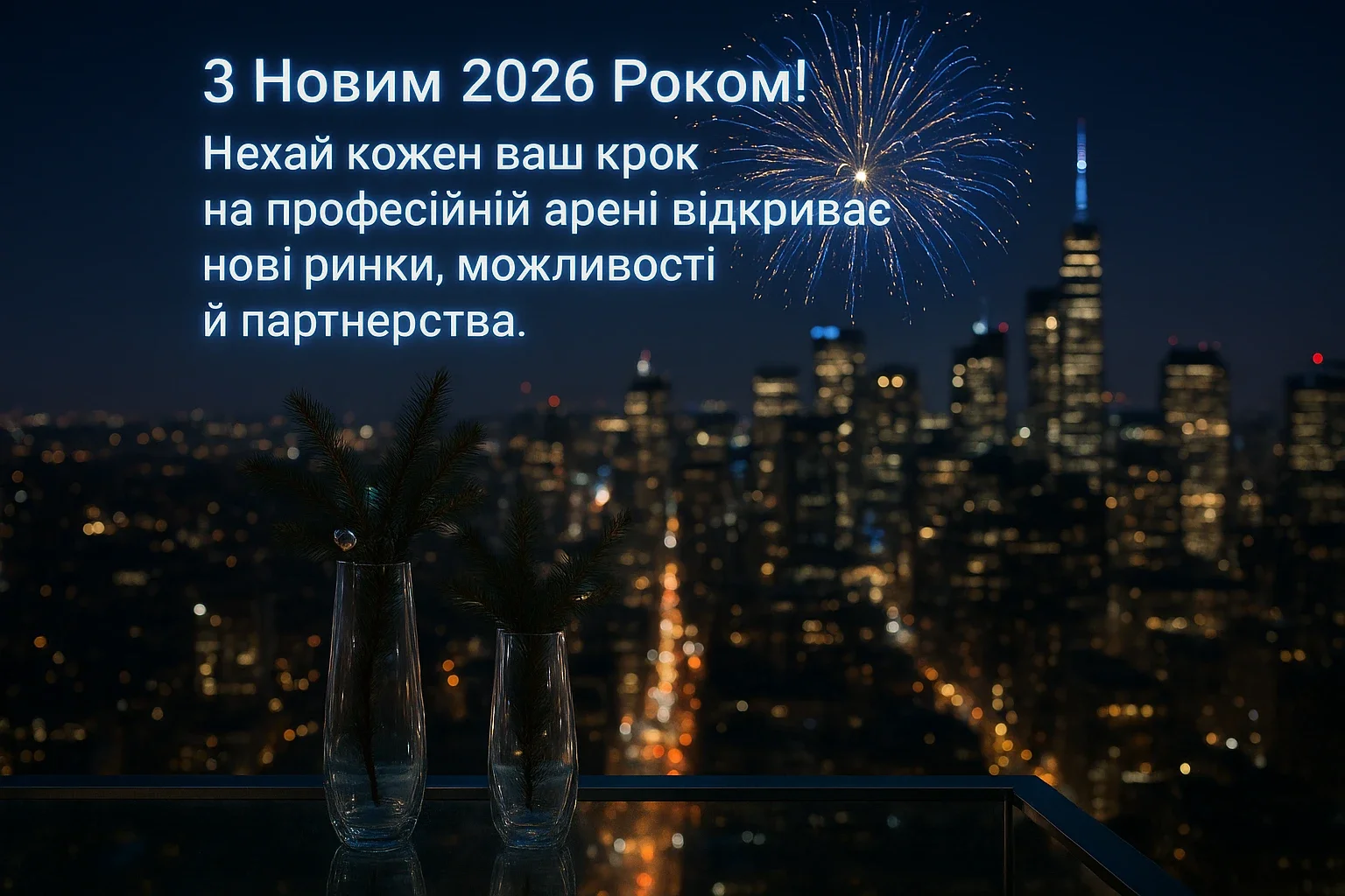Офіційні привітання з Новим роком 2026