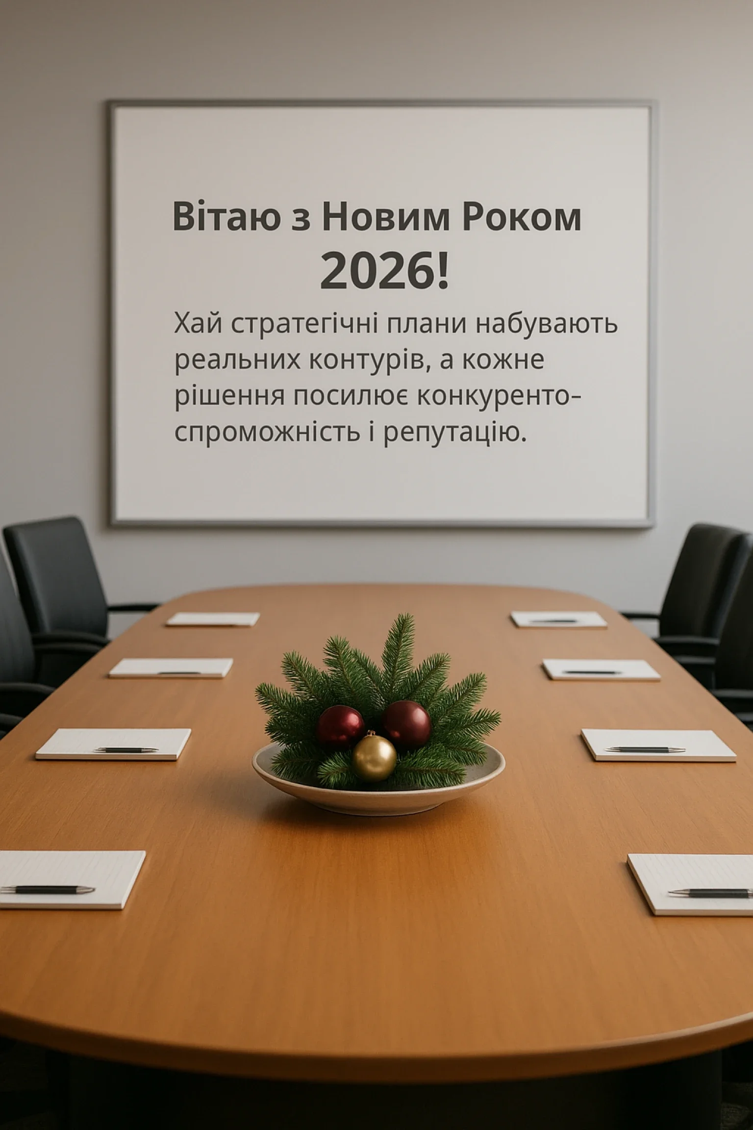 Офіційні привітання з Новим роком 2026