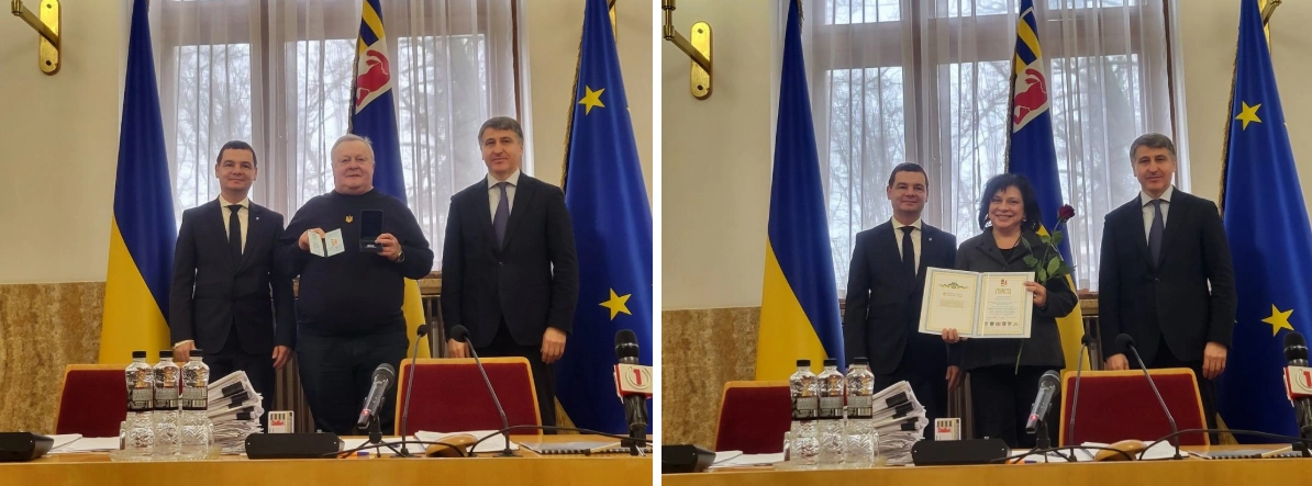Під час чергової сесії Закарпатської обласної ради вручено нагороди та відзнаки представникам галузі культури