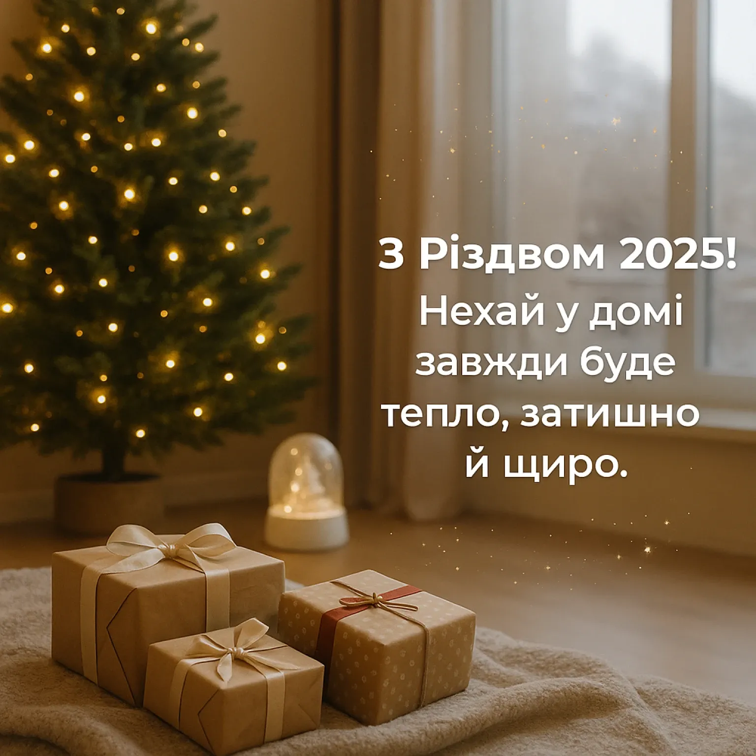Привітання з різдвом 2025