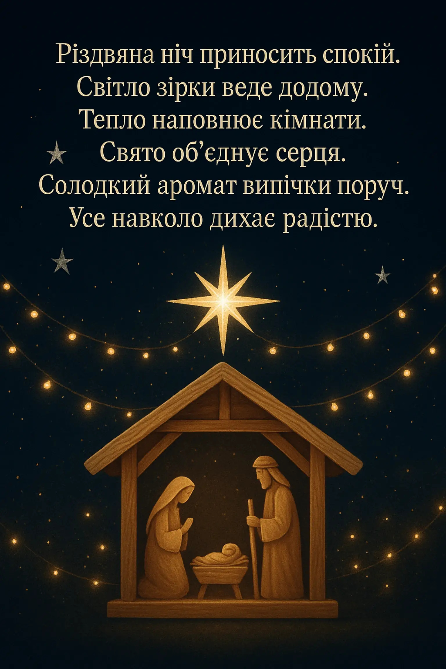 Привітання з різдвом 2025