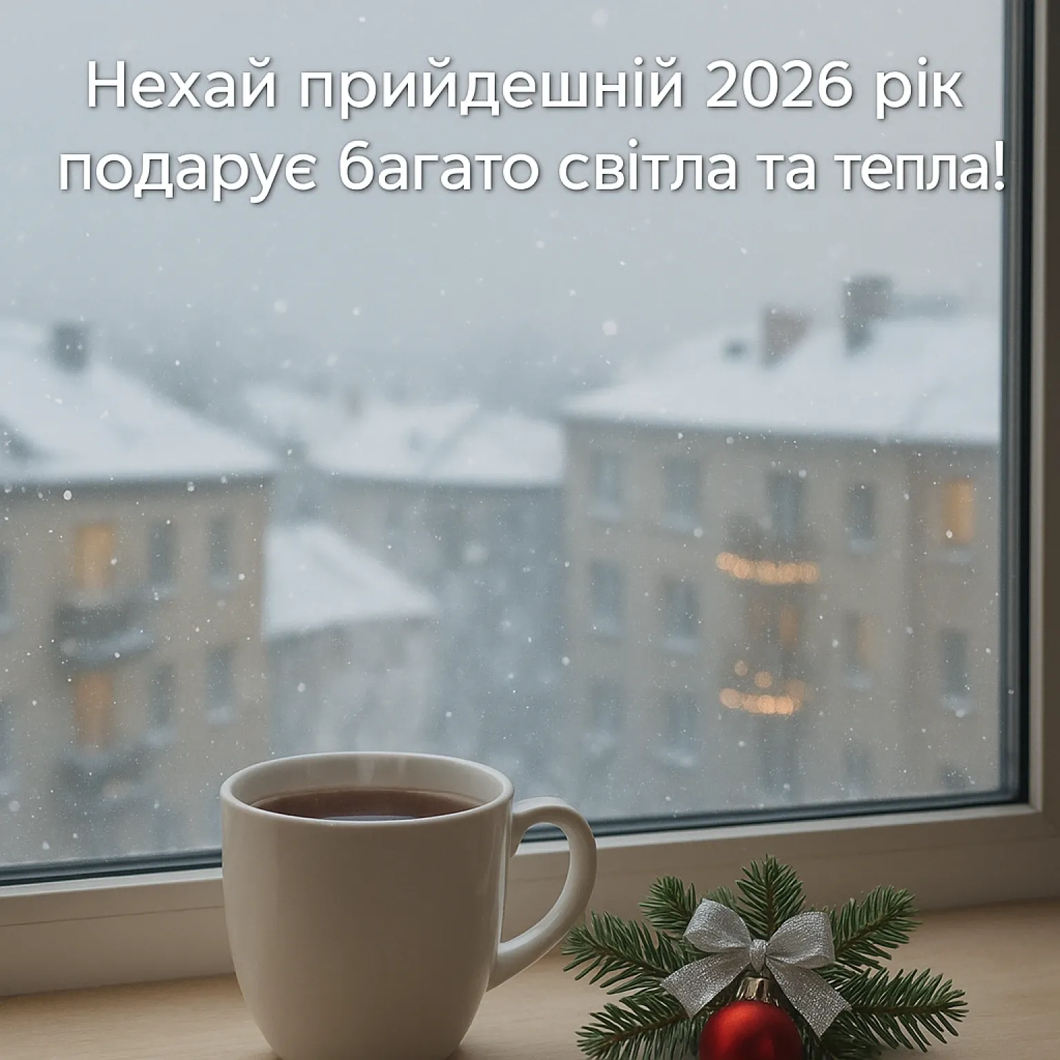 Привітання з прийдешнім новим роком 2026
