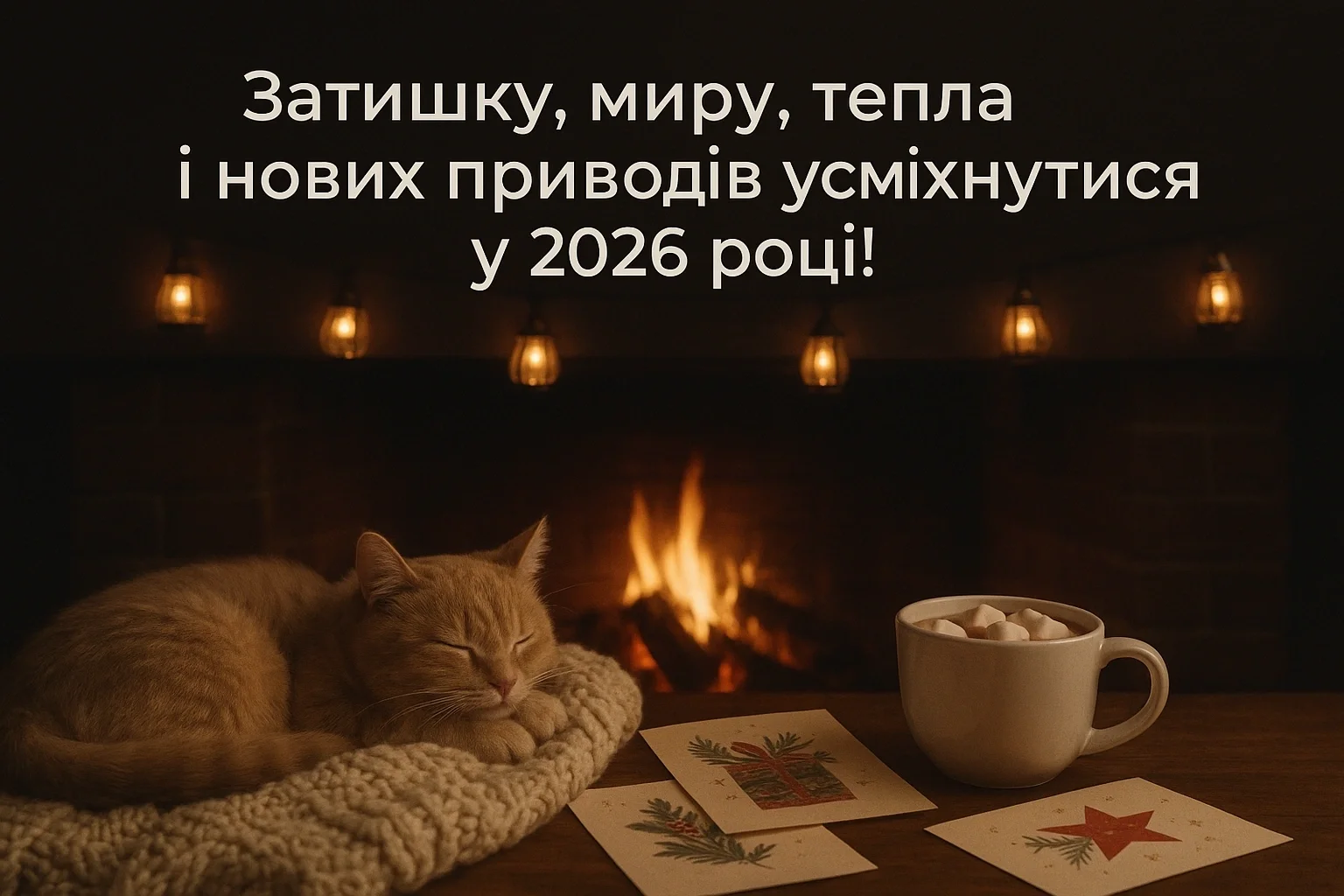 Привітання з прийдешнім новим роком 2026