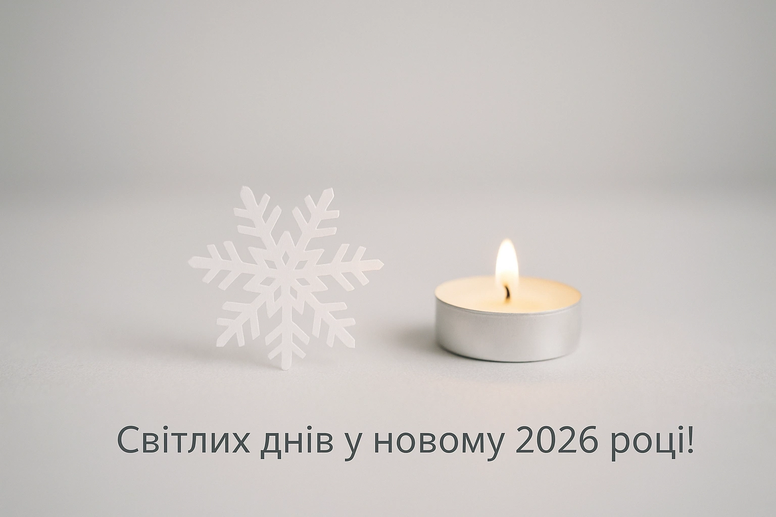 Привітання з прийдешнім новим роком 2026