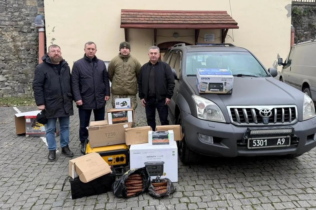 Ужгородська громада підсилила закарпатських тероборонців напередодні Різдва