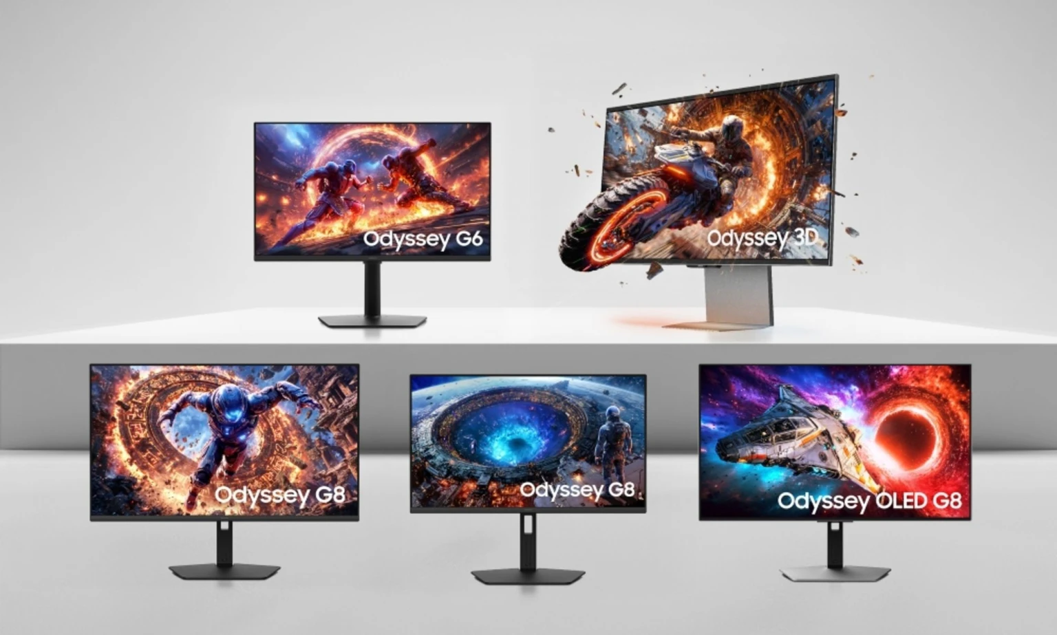Samsung виводить серію Odyssey на новий рівень: 6K, 3D без окулярів і рекордні герци