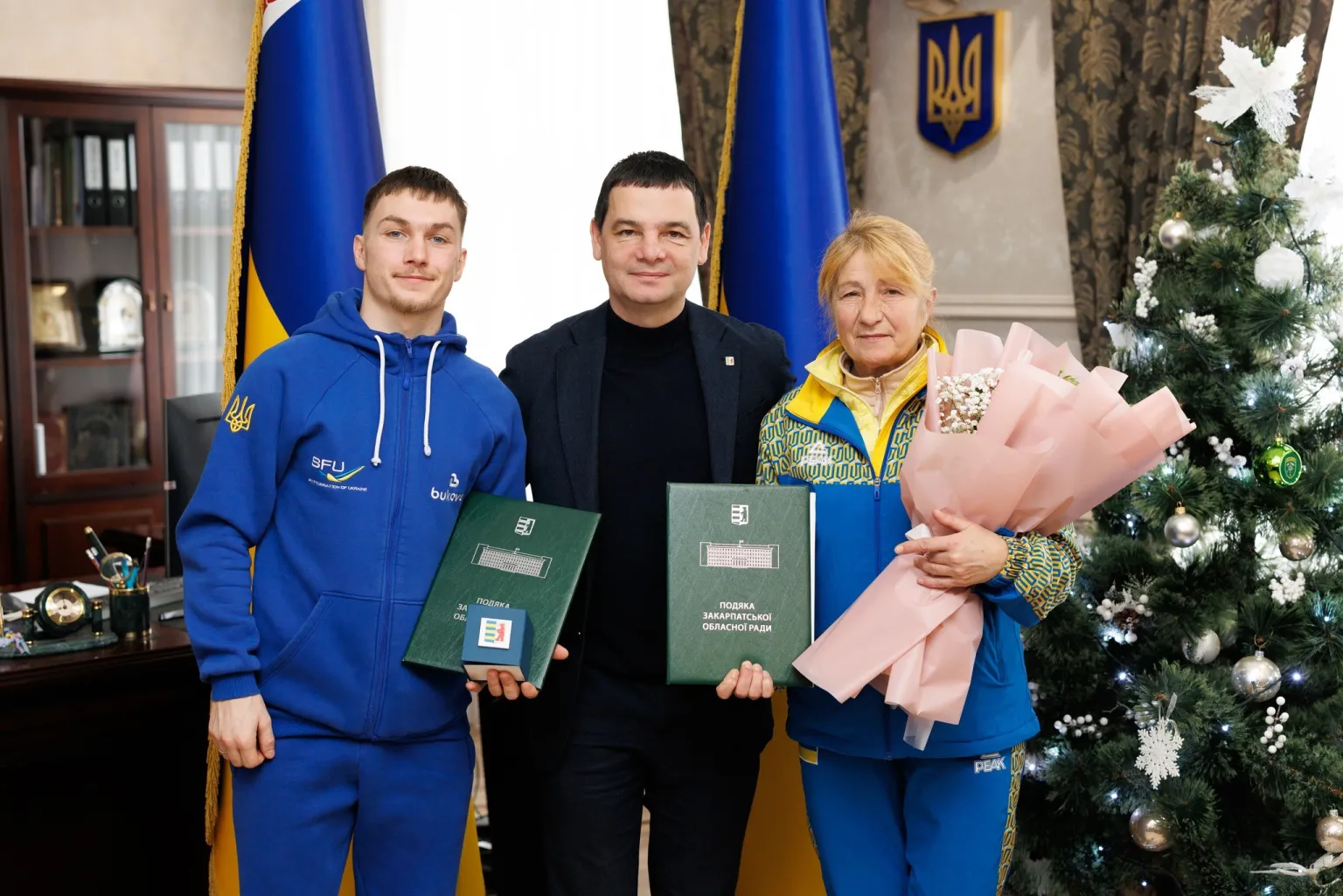 Закарпатський фристайл із золотим присмаком: обласна рада привітала чемпіона світу