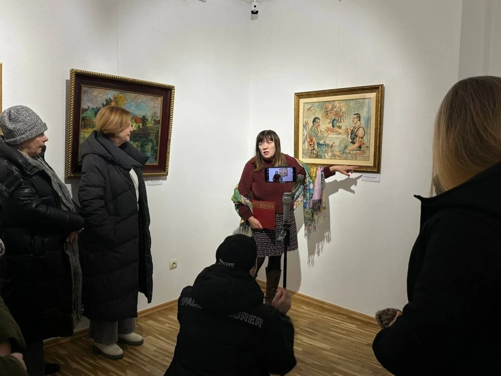 Повернення художника Тиси: в Ужгородському замку відкрили виставку Іштвана Кутлана