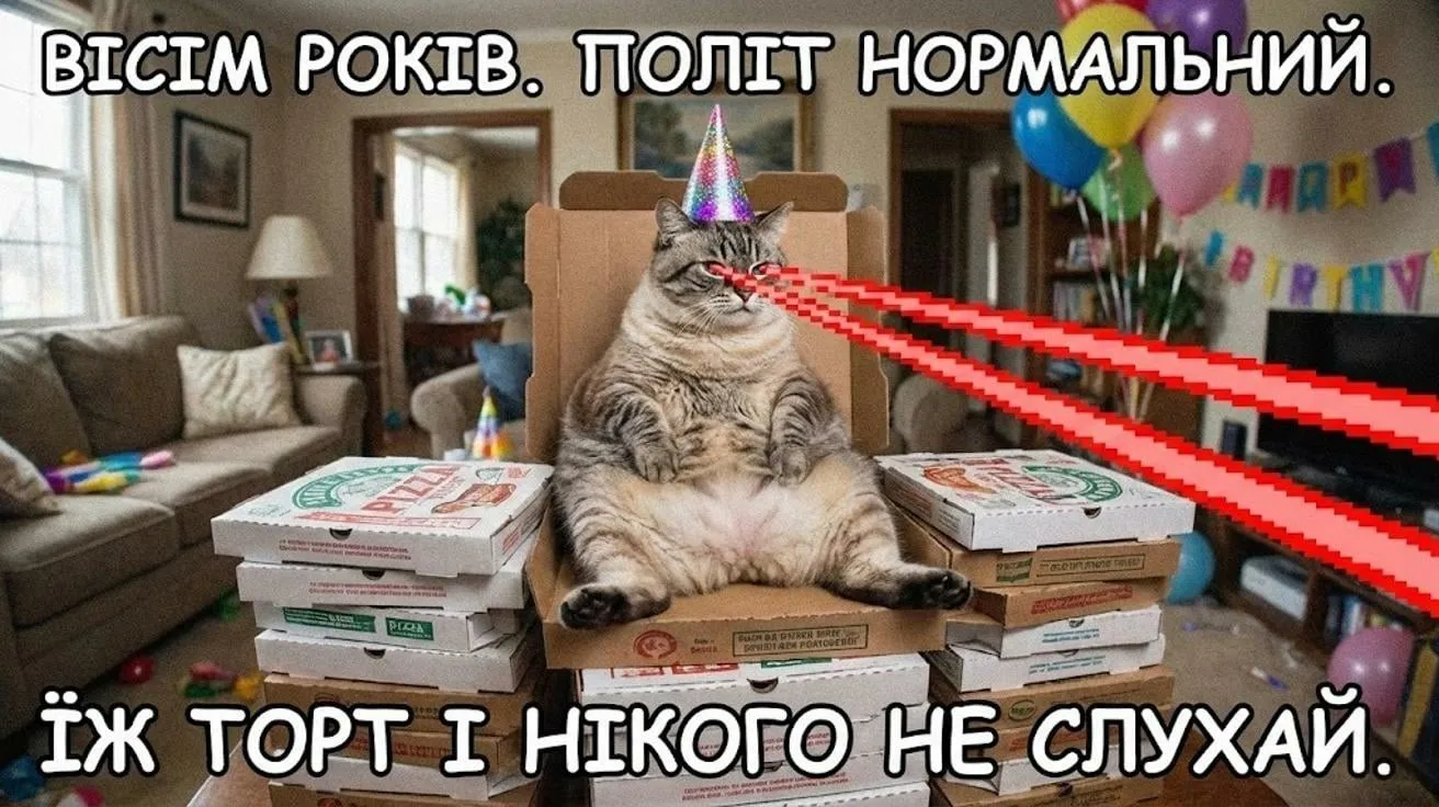 Привітання з днем народження для дівчинки на 8 років