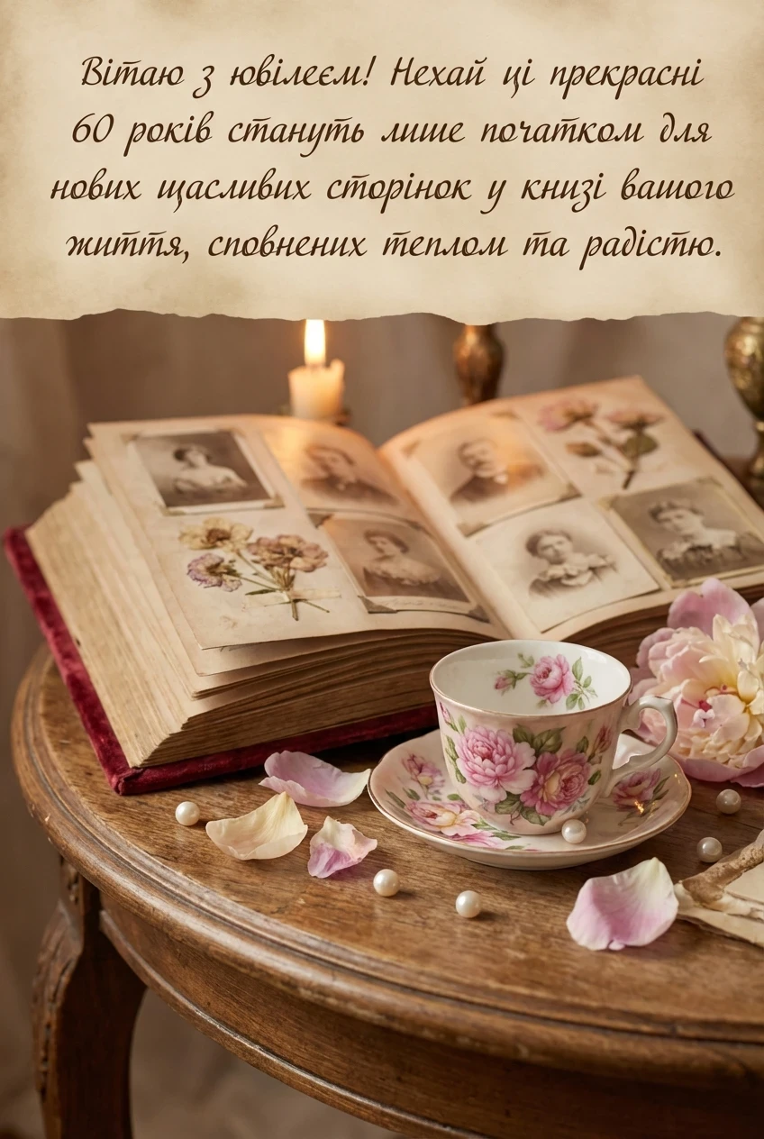 з ювілеєм 60 жінці