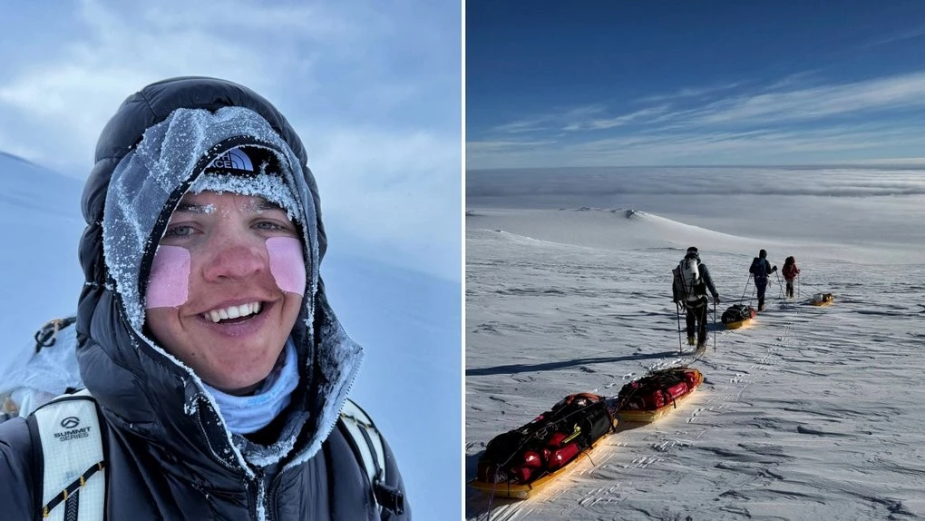 >Крізь крижаний шторм та -40°C: як молодий альпініст із Тячева зійшов на пік Антарктиди