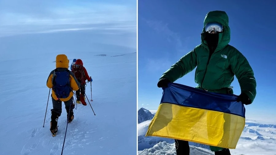 >Крізь крижаний шторм та -40°C: як молодий альпініст із Тячева зійшов на пік Антарктиди