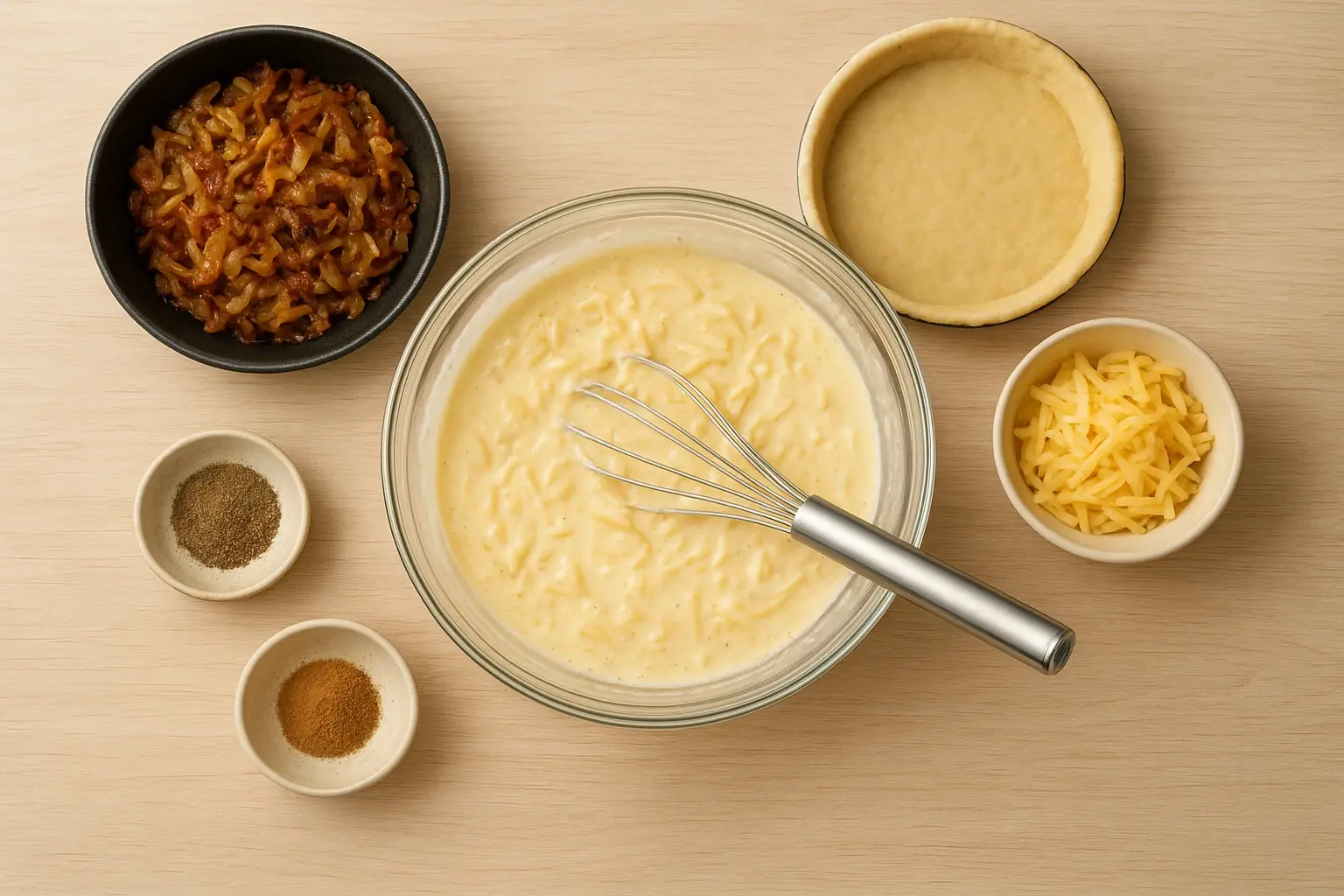 луковый пирог