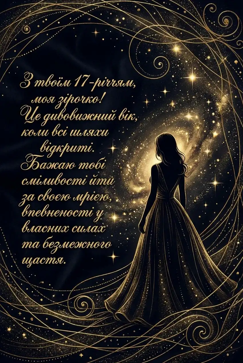 з днем народження донечки 17 років