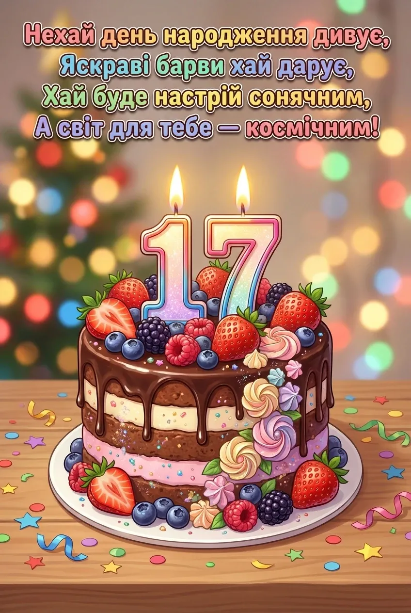 з днем народження донечки 17 років