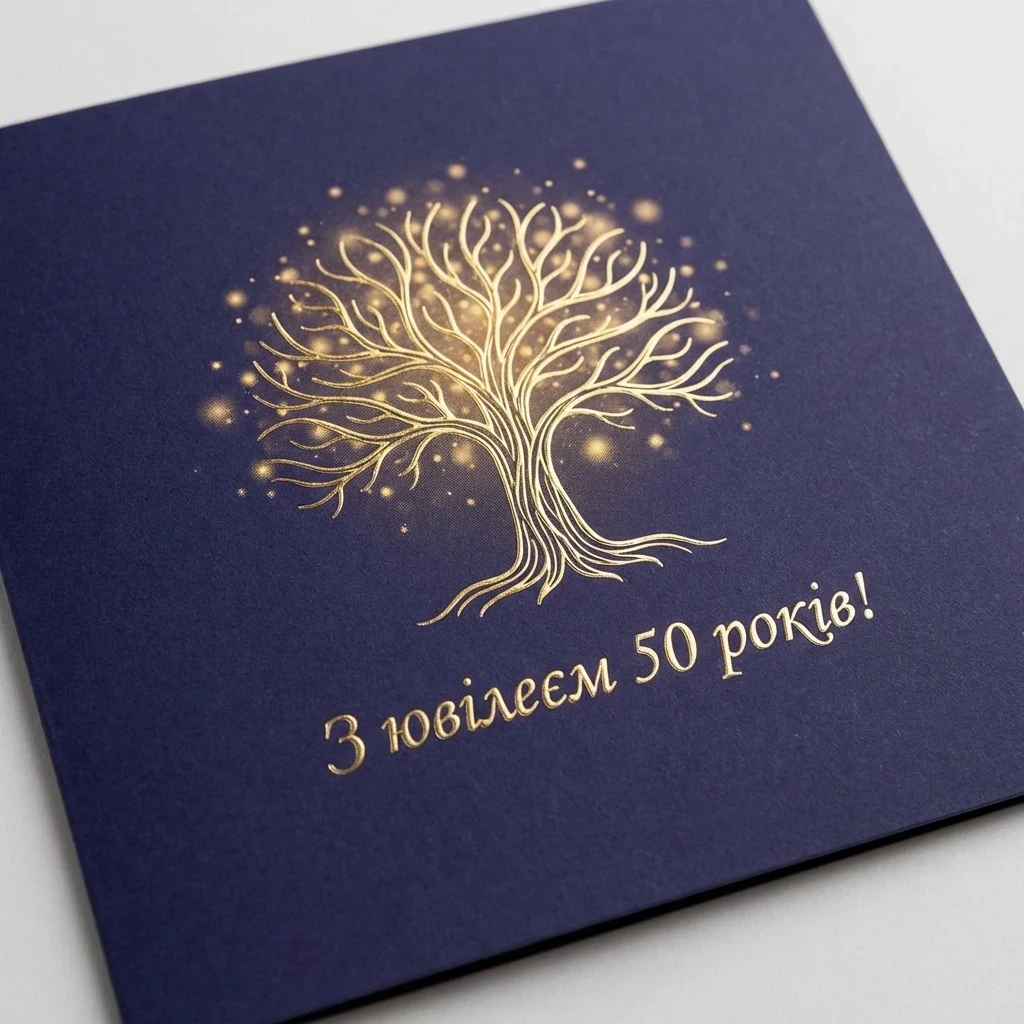 привітання з ювілеєм 50