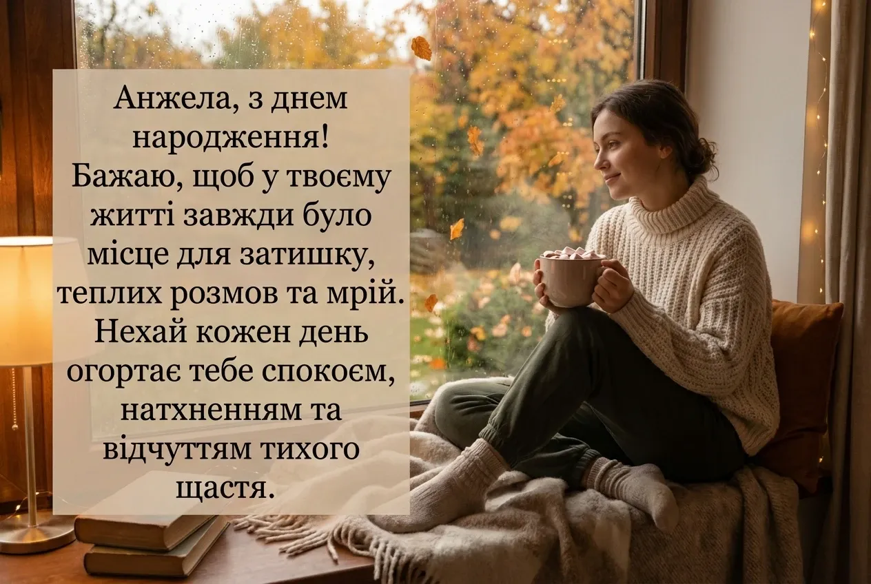 з днем народження Анжела