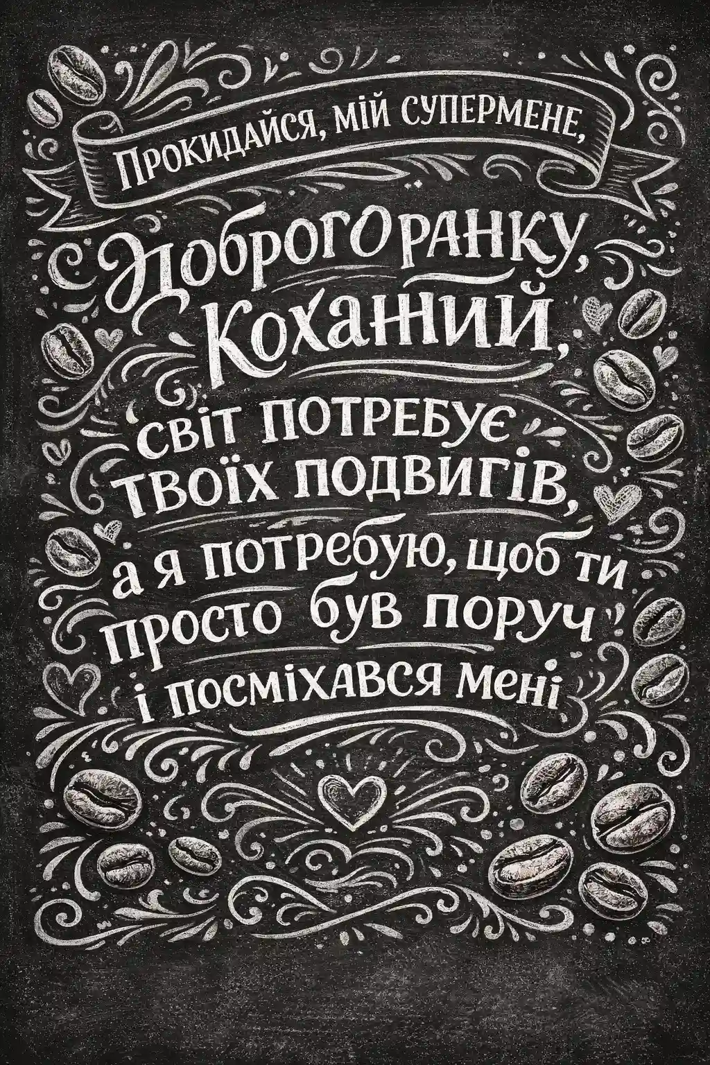 Доброго ранку, коханий: душевні картинки та ніжні побажання.