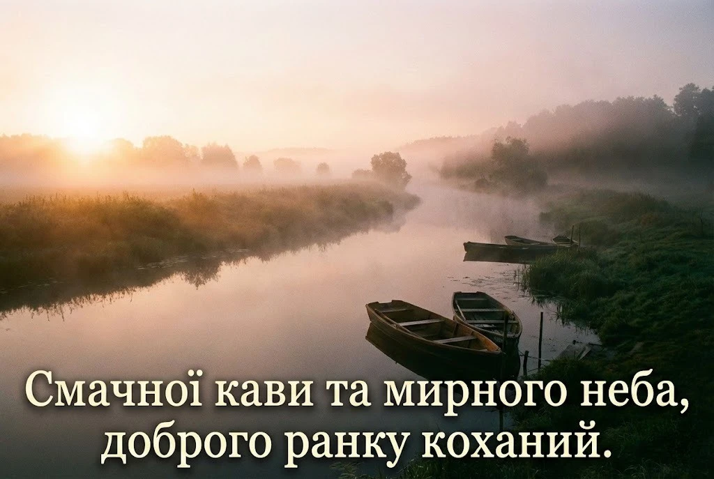 Доброго ранку, коханий: душевні картинки та ніжні побажання.