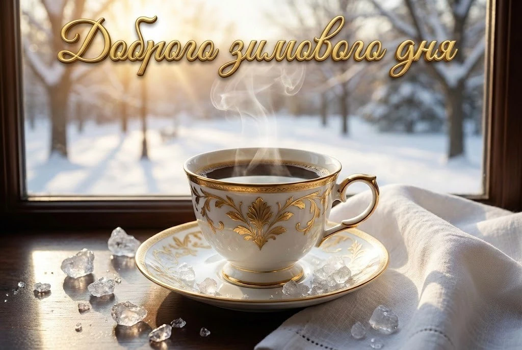Доброго зимового дня: красиві картинки та душевні листівки для гарного настрою