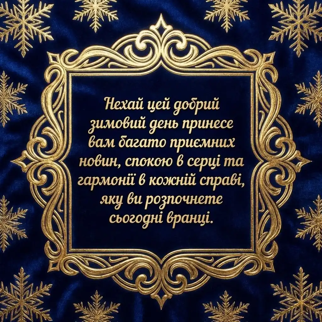 Доброго зимового дня: красиві картинки та душевні листівки для гарного настрою