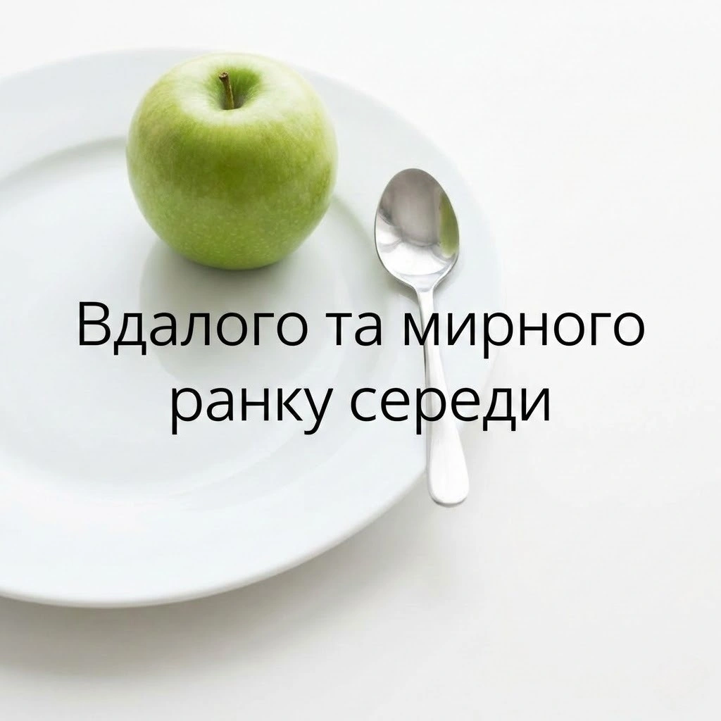Мирного ранку середи: картинки українською для душевного привітання