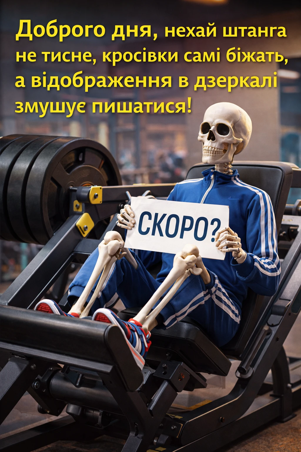 Доброго дня : прикольні картинки та приколи про тренажерний зал для бадьорого настрою
